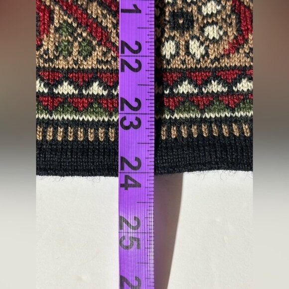 Dale of Norway Fair Isle Nordic Virgin Wool button down cardigan size XLarge - Picture 13 of 13